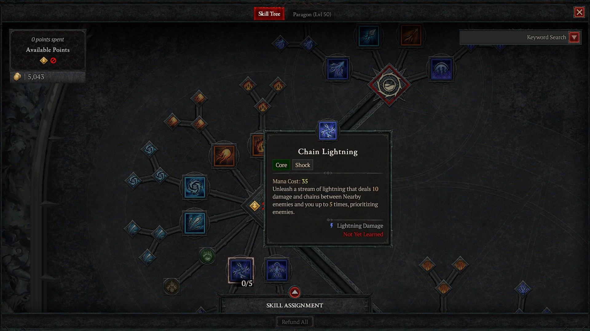 diablo 4 sorc chain lightning